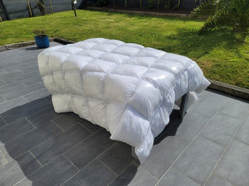 Couette nylon blanche puffer - couette,