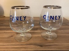 DUO DE VERRES CINEY 25 cl argentés a l'extrémité