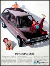 VW Polo 86C Steilheck, originale Werbung aus 1981 , der neue