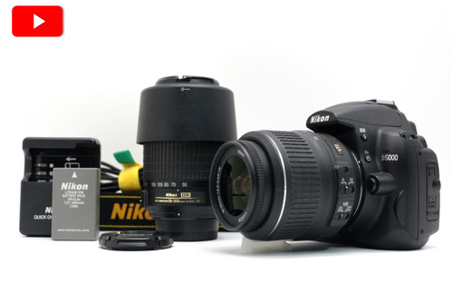 Nikon d5000 lens kit 55mm - w-lens,