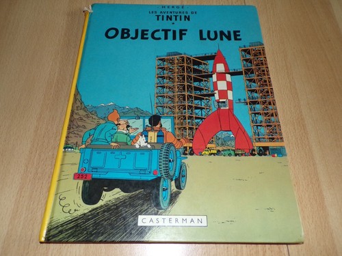 Tintin objectif lune 1966 - tintin,