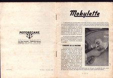 PANTIN (93) MOPED FACTORY "SUMMIT" maintenance booklet in 1963