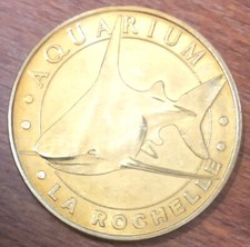 MDP 2009 LA ROCHELLE AQUARIUM REQUIN MÉDAILLE MONNAIE DE PARIS JETON TOKENS COIN