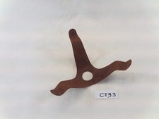 Ancien Ressort lame 3 branches acier trou Ø 11 mm Ø 60 mm pour luminaire (CT93)