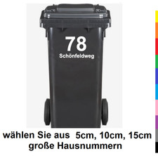 Numéro de maison autocollant