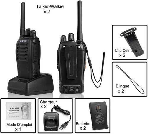 Lot talkie walkie - de, 2