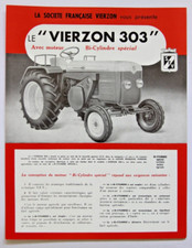 brochure brochure tractor SFV 303 Société Française VIerzon tractor Lanz ih