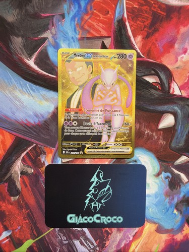 Carte pokemon mewtwo gold - carte, ex