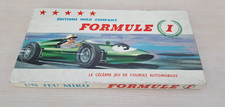 JEU DE SOCIETE " FORMULE 1  " MIRO COMPANY 1963 VINTAGE COMPLET