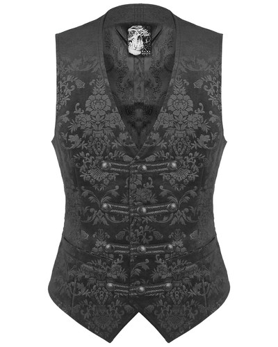 Punk rave hommes gilet noir - rave,