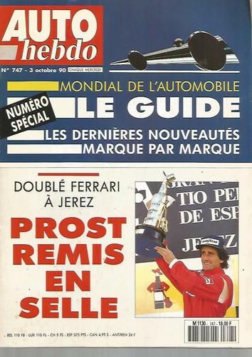 Auto hebdo 747 mondial - hebdo,