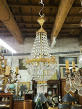LUSTRE MONTGOLFIERE A PAMPILLES N° 8