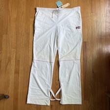 VTG 70s Fila Bjorn Borg White Tennis Training Track Pants Men 38 ORIGINAL TAGS!