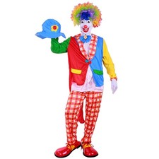 Costume de clown Carnaval créatif Halloween Masquerade Costume de clown adulte