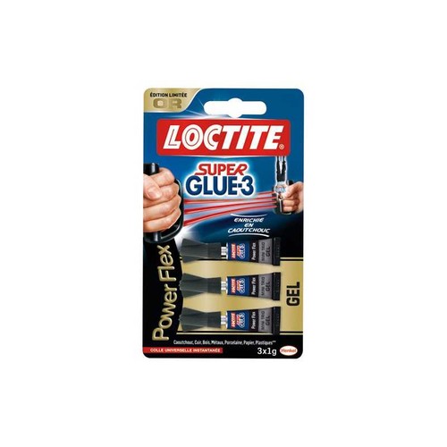 Super glue3 power flex 3x1g - glue3,