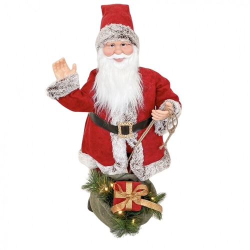 Père noël rouge - rouge, et