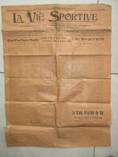 Ancien journal LA VIE SPORTIVE