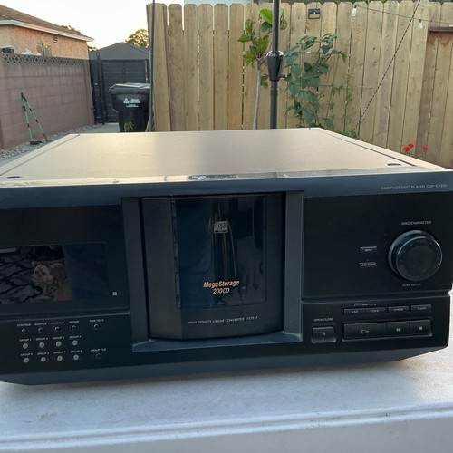 Sony cdp cx220 megastorage - cdp-cx220, 200