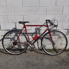 Bicyclette De Course Moser Acier Campagnolo Vélo Eroica Rouge Vintage Années '70