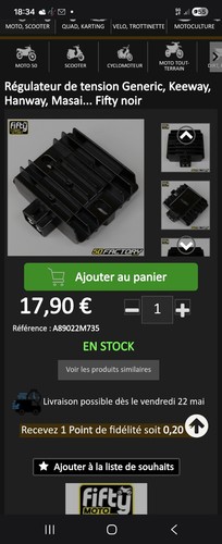 Régulateur tension scooter - tension,