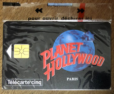 TELECARTE 5U PLANET HOLLYWOOD RÉF PHONECOTE Gn172 PHONE CARD SCHEDA CARTE CARTA