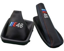 BMW E46 1998-2007 Gear Shift Boot Shift Boot Handbrake Boot Faux Leather /M/