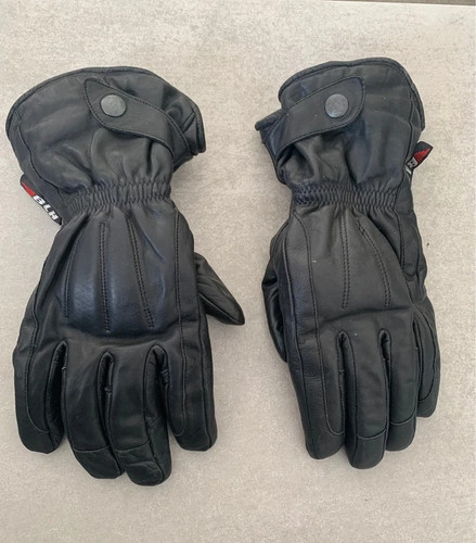 Gants cuir noir blh - gants, en