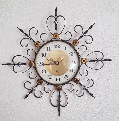 Ancien horloge murale soleil - murale,