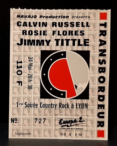 Ticket billet place concert - billet,