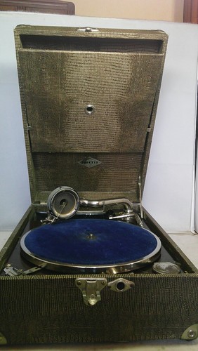 Phonographe valise vedette - ,