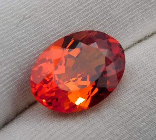 Saphir orange naturel ct - orange,