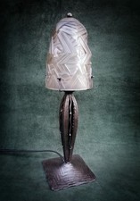 SCHNEIDER : Lampe art déco