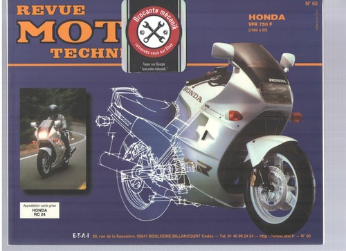 Honda vfr 750 1986 1989 - 750,