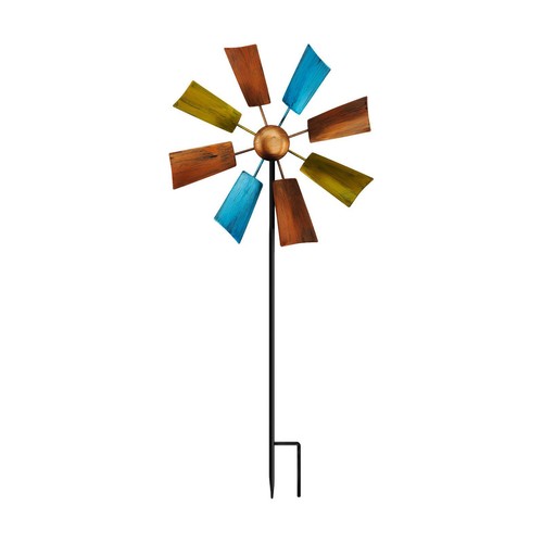 Moulin vent fleuri - vent,