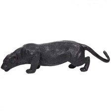 Statue panthère noir en