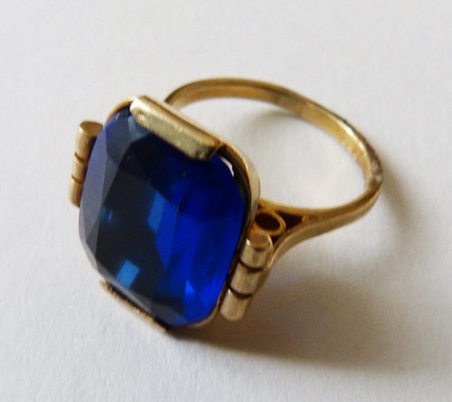 Bague vermeil argent - , massif