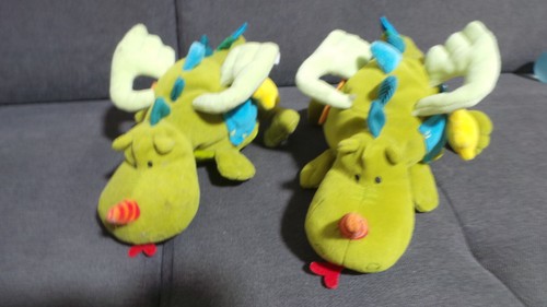 Lot doudou peluche dragon - 2,