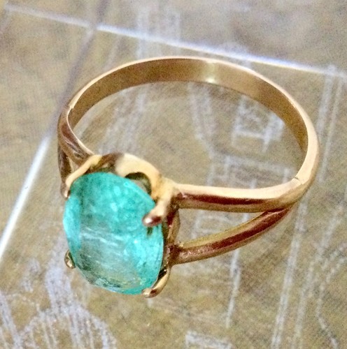 Ancienne bague jaune 18 - bague,