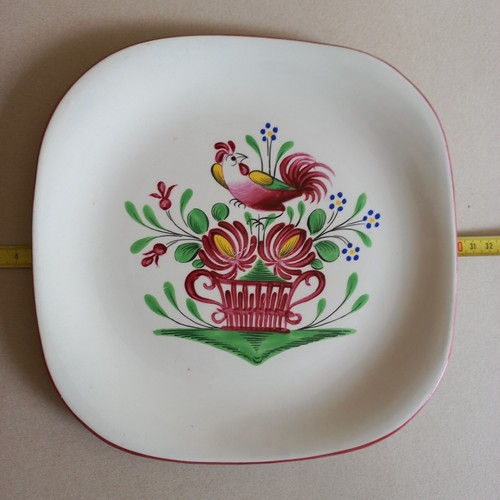 Assiette faience lunévillle - assiette,