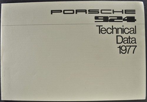 1977 porsche 924 technical - porsche,