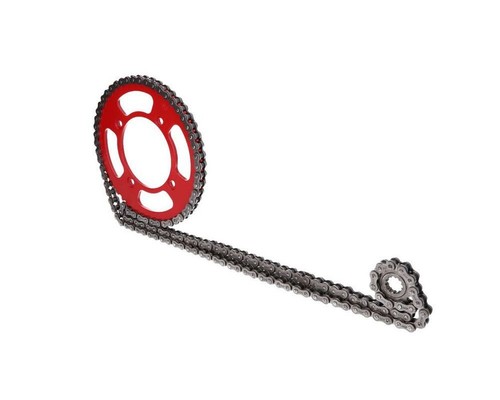 Kit chaîne rouge - 11/50, dents