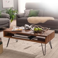 FineBuy Table Basse Bois