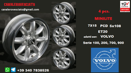 Cerchi fälgar minilite 15 - minilite,