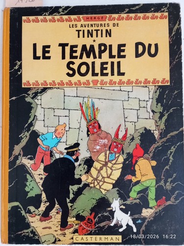 Tintin temple du - tintin,
