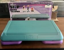 The Step Home Trainer Exercise Stepper Aerobic Firm Tone Shape Platform & Risers