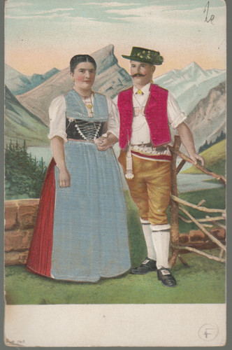 Carte postale relief gaufree - postale,