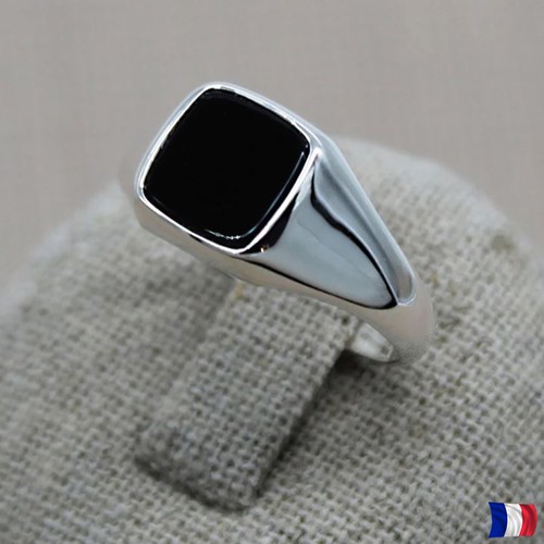 Bague chevalière argent 925 - bague,