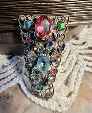 Broche Tchèque cristal de