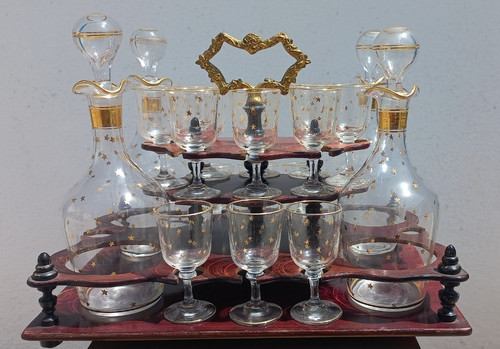 Service cave liqueur - , verres