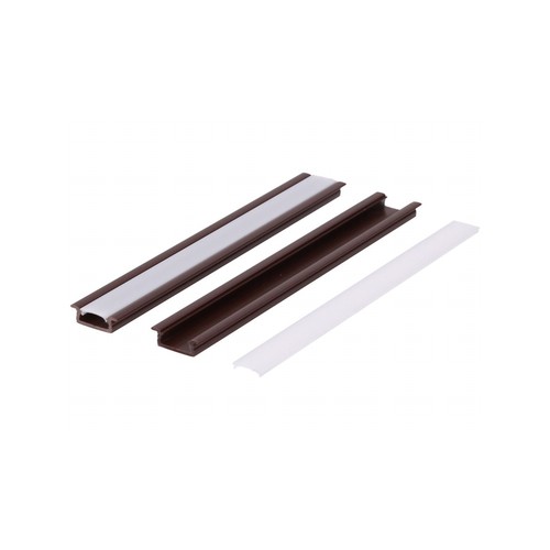 Profil pvc led fuga - pvc, slim